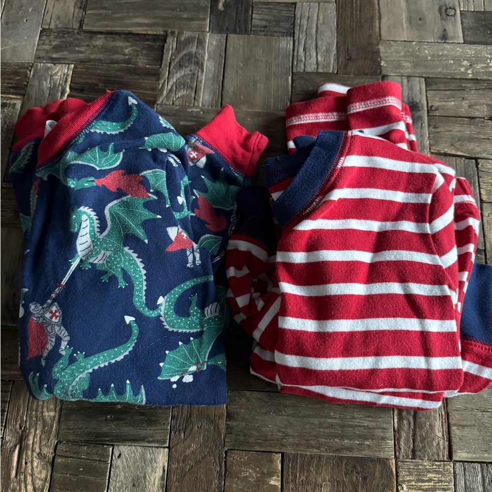 Kids Dragon and Striped Pajama Set